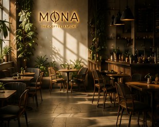 Mona Coffee Expert şube içi atmosferi